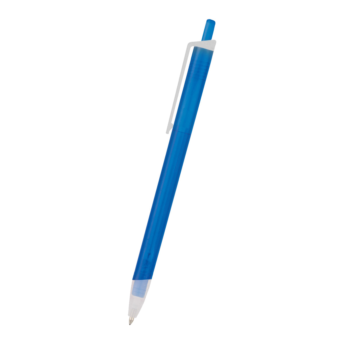 Slim Click Translucent Pen - Frost Blue
