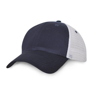 6 Panel Light Brushed Trucker Cap