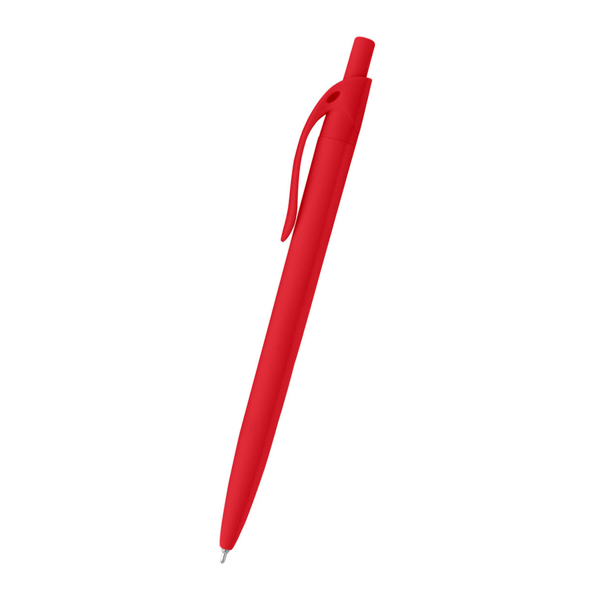 Sleek Write Rubberized Pen - Red
