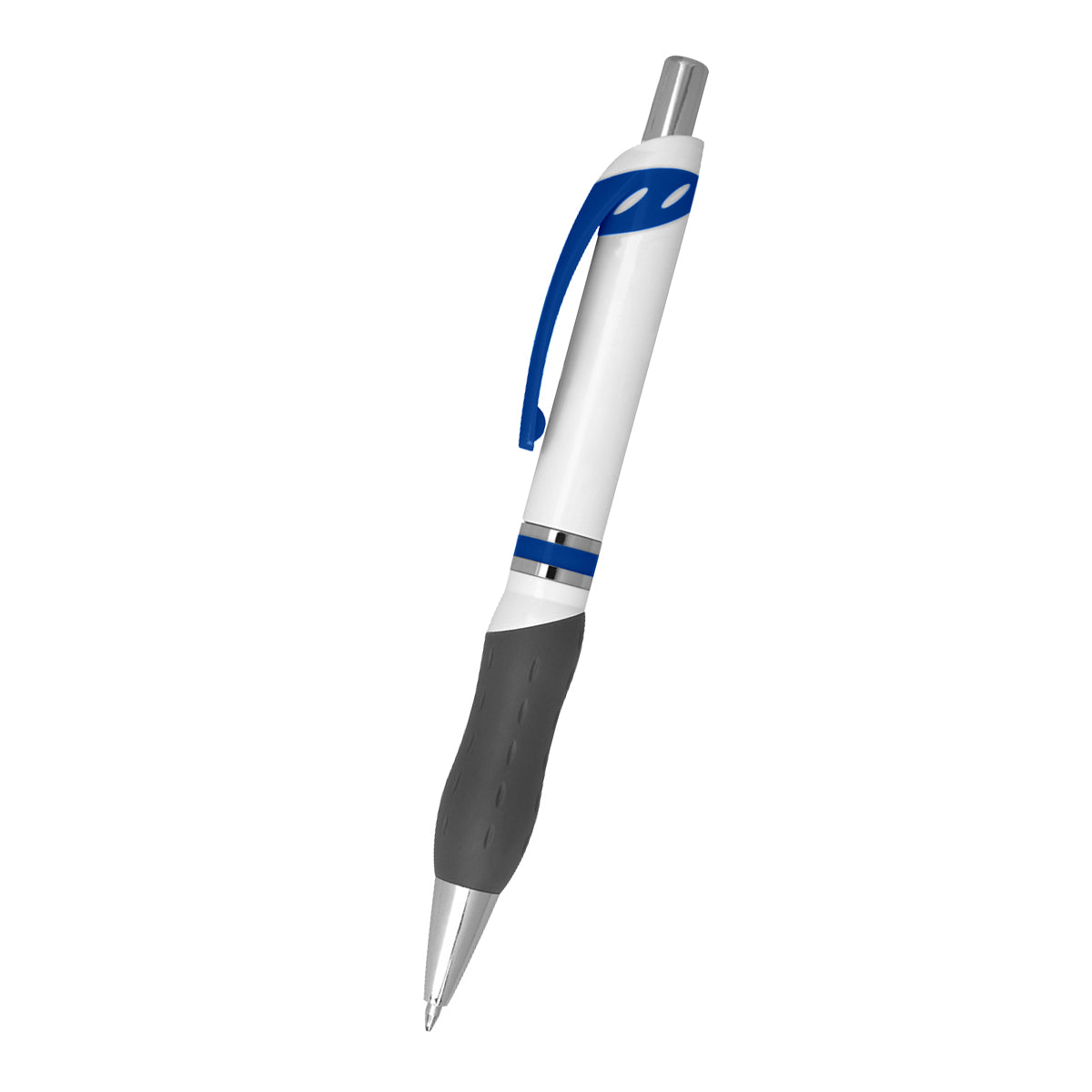 Campus Pen - White With Royal Blue