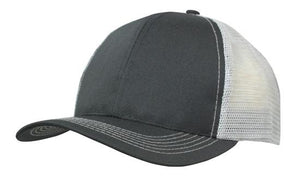 6 Panel Mesh Back Cap Breathable P-Twill - Custom Embroidered - HP3819 -
