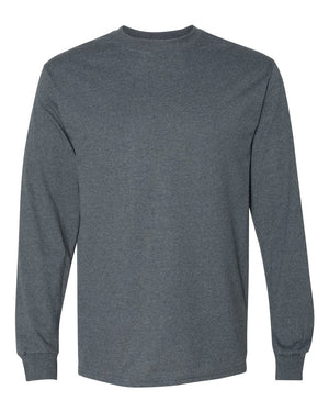 Gildan Adult 50/50 Long-Sleeve T-Shirt - Dark Heather