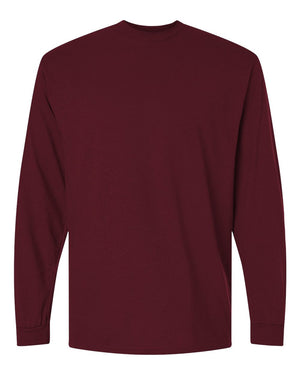 Gildan Adult 50/50 Long-Sleeve T-Shirt - Maroon
