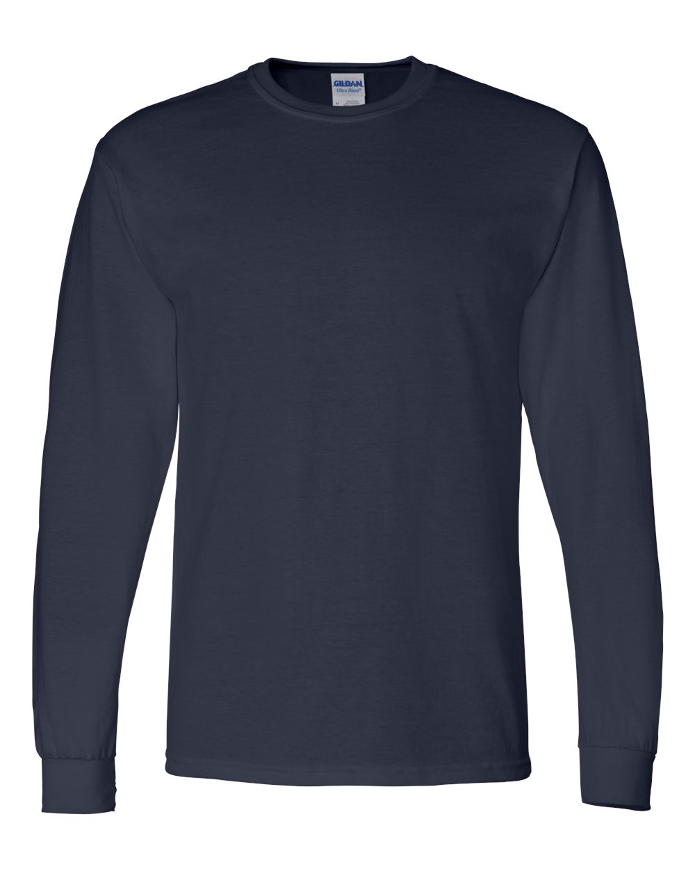 Gildan Adult 50/50 Long-Sleeve T-Shirt - Navy
