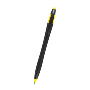 Dart Pen - Black With Yellow