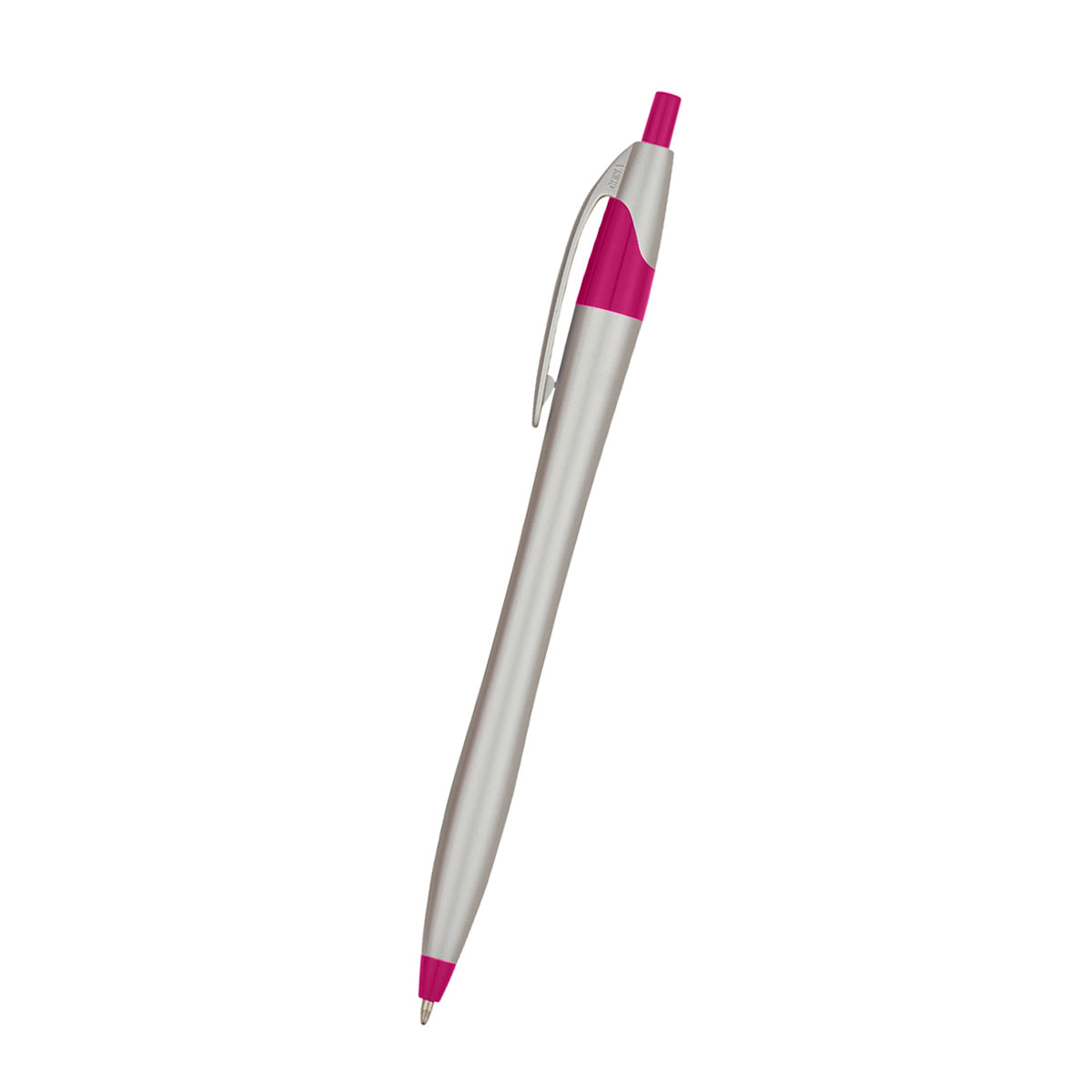 Dart Pen - Silver With Fuchsia