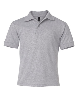 Gildan Youth Jersey Polo - Sport Grey