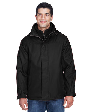 North End Adult 3-in-1 Jacket - Black