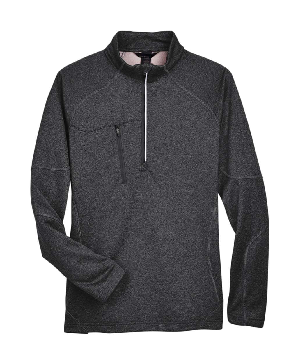 North End Adult Catalyst Performance Fleece Quarter-Zip - Carbon Heather