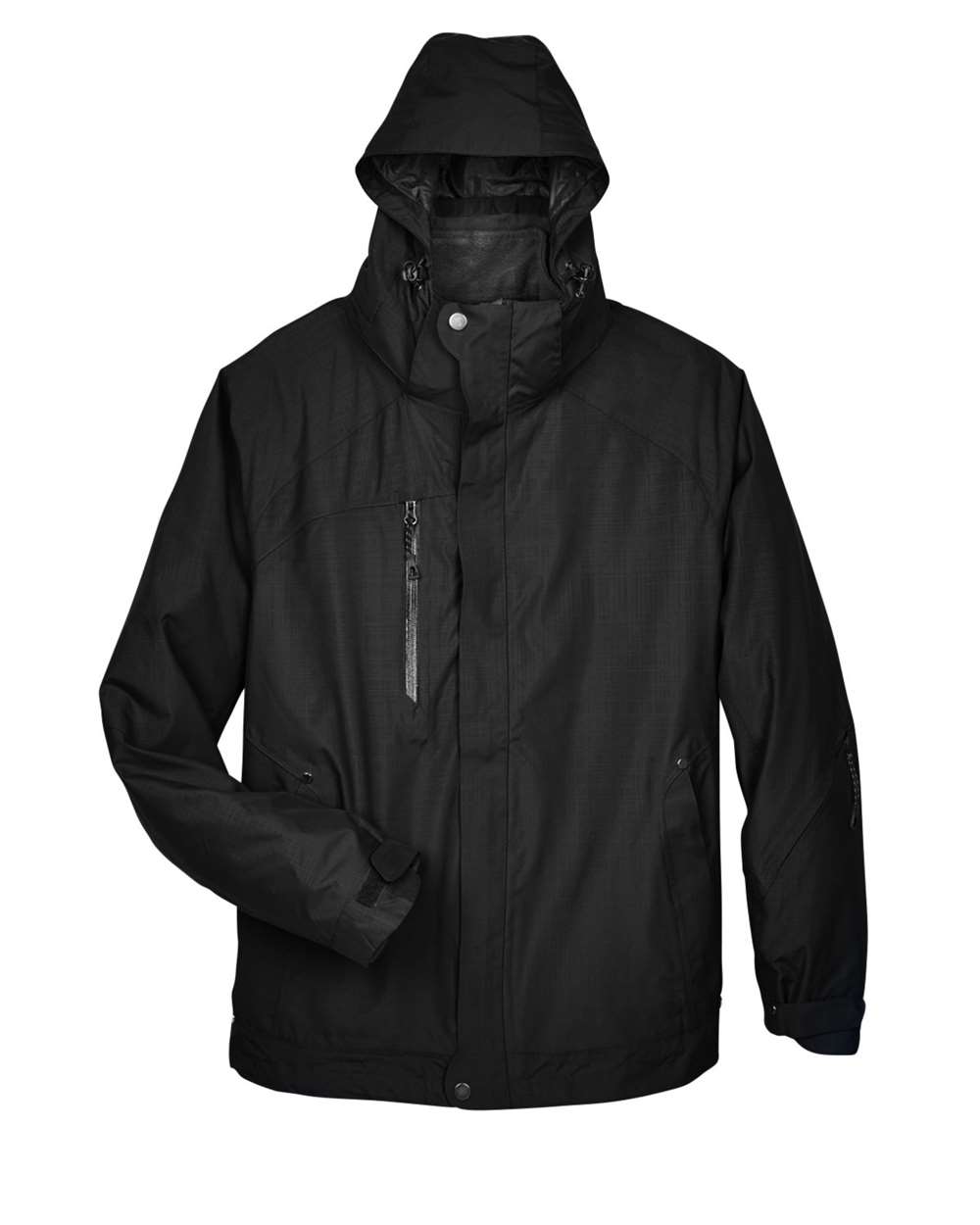 North End Men's Caprice 3-in-1 Jacket with Soft Shell Liner - Black