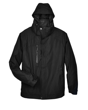North End Men's Caprice 3-in-1 Jacket with Soft Shell Liner - Black