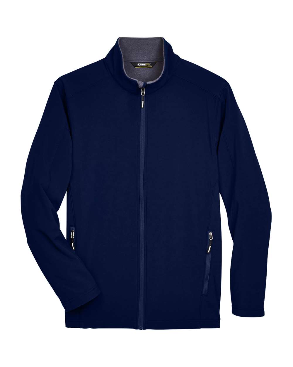 CORE365 Men's Tall Cruise Two-Layer Fleece Bonded Soft Shell Jacket - Classic Navy