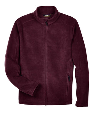 CORE365 Fleece Jacket - Men - Burgundy