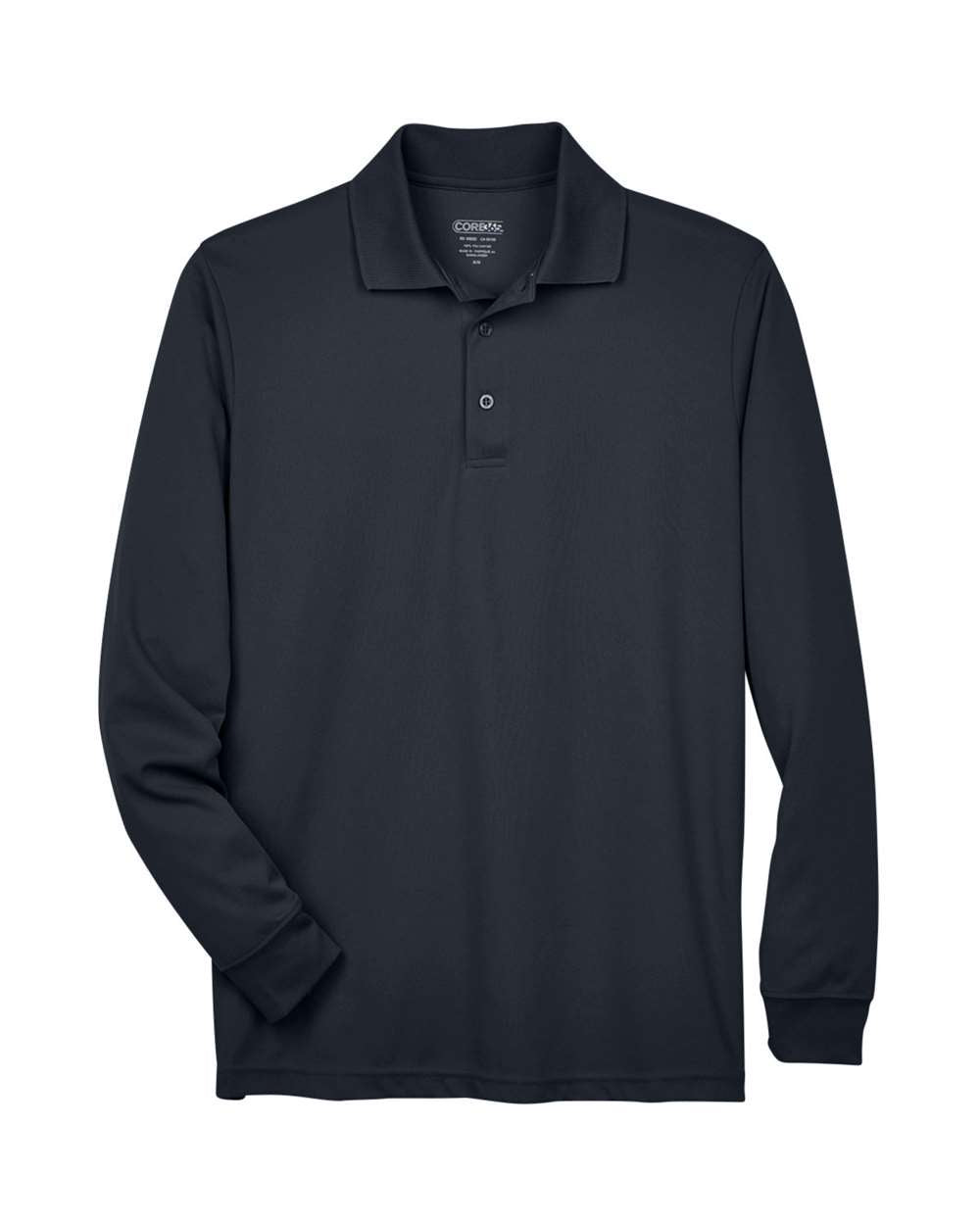 CORE365 Pinnacle Long Sleeve Pique Polo (Men's) - Carbon