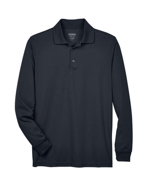 CORE365 Pinnacle Long Sleeve Pique Polo (Men's) - Carbon