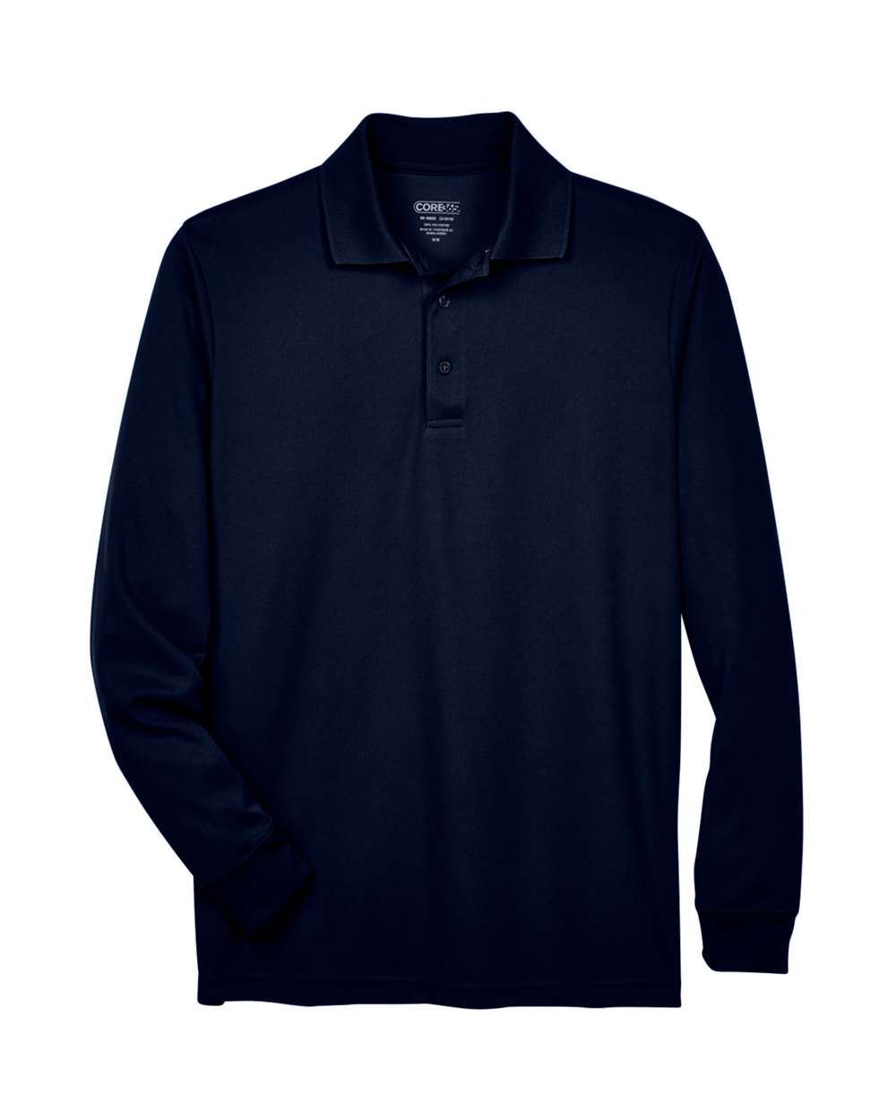 CORE365 Pinnacle Long Sleeve Pique Polo (Men's) - Classic Navy