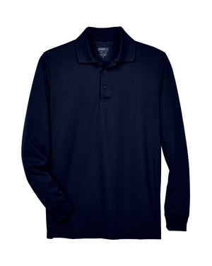 CORE365 Pinnacle Long Sleeve Pique Polo (Men's) - Classic Navy