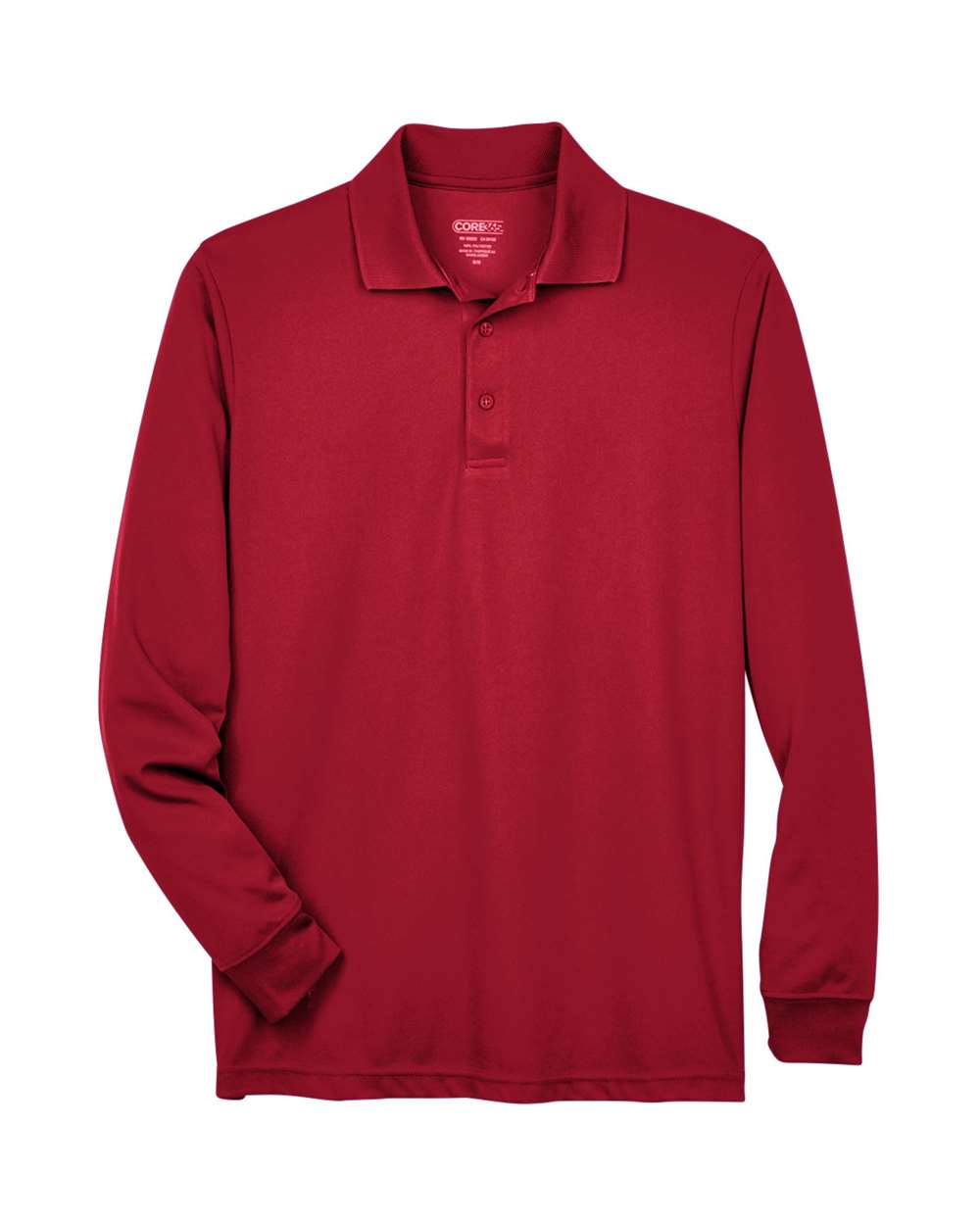 CORE365 Pinnacle Long Sleeve Pique Polo (Men's) - Classic Red