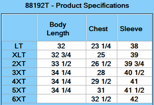 CORE365 Men's Tall Pinnacle Performance Long-Sleeve Piqué Polo - Specs