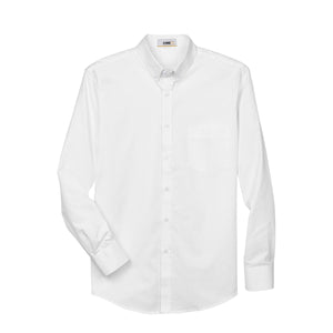 CORE365 Operate Long Sleeve Twill Shirt (Men's) - White