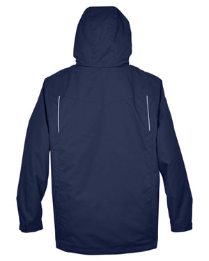 Core365 Men's Tall Region 3-in-1 Jacket with Fleece Liner - Back