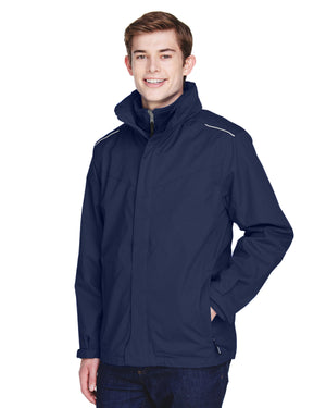 Core365 Men's Tall Region 3-in-1 Jacket with Fleece Liner