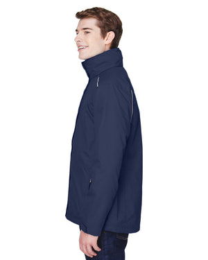 Core365 Men's Tall Region 3-in-1 Jacket with Fleece Liner - Side