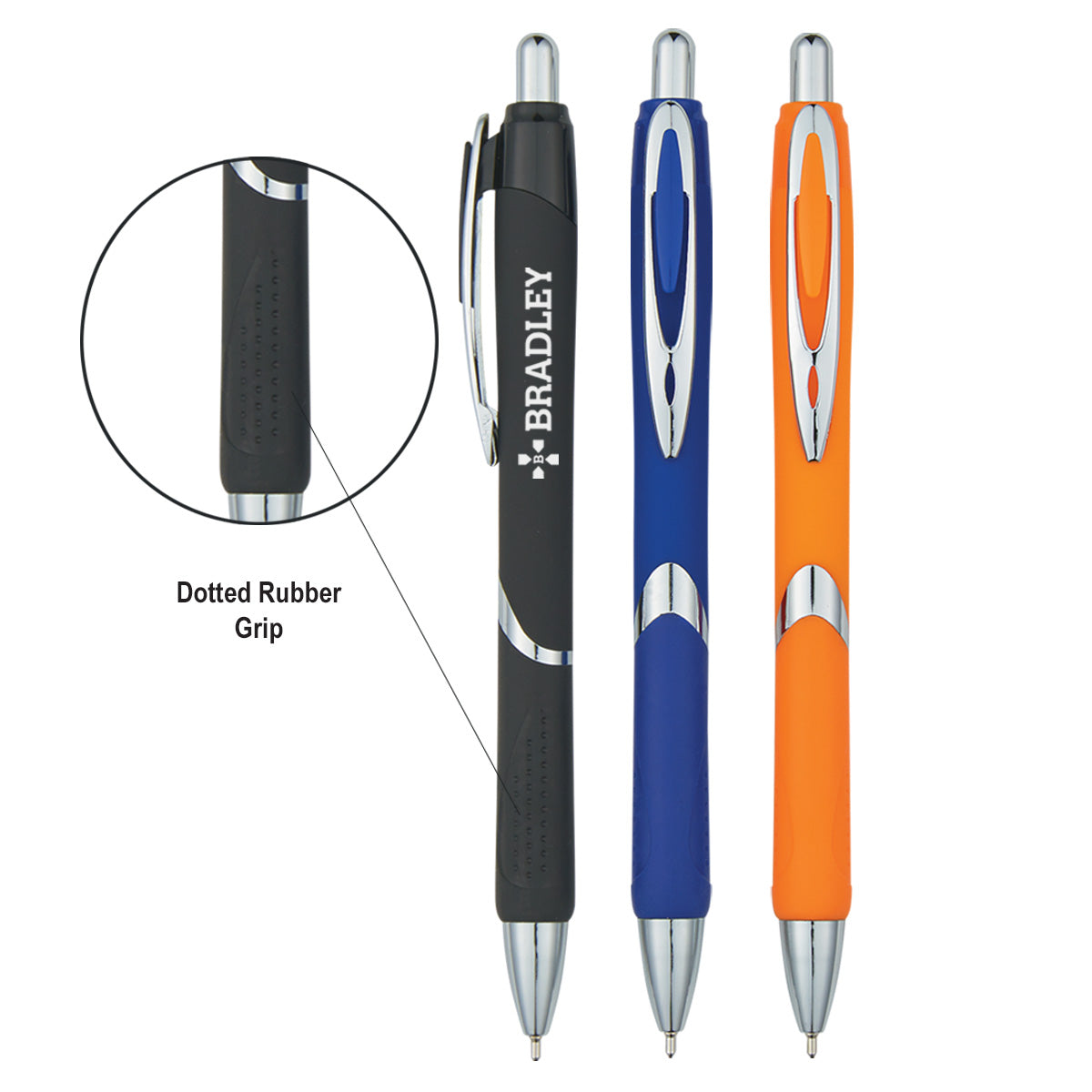 Dotted Grip Sleek Write Pen
