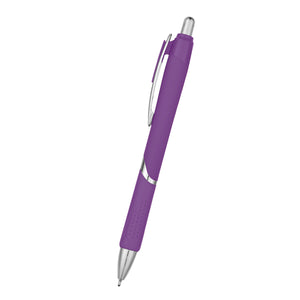 Dotted Grip Sleek Write Pen - Purple
