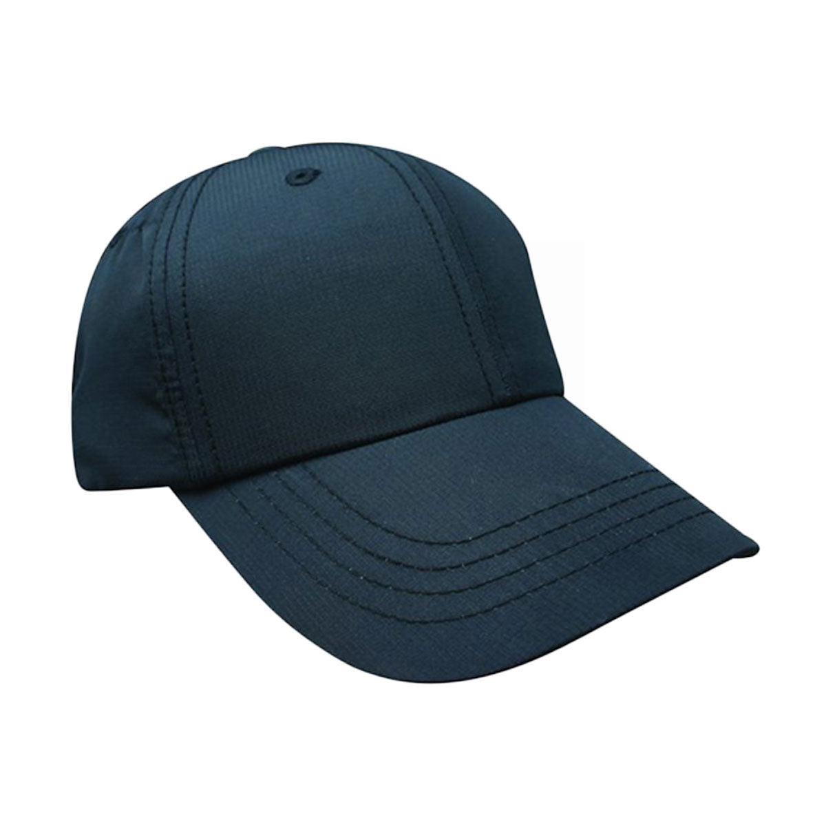 Constructed "Parachute" cap - Custom Embroidered - Navy