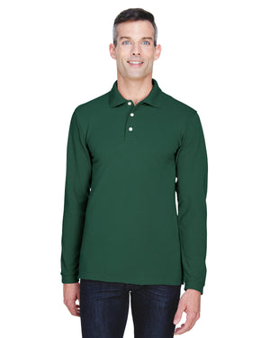 Men's Easy Blend™ Long-Sleeve Polo - Hunter
