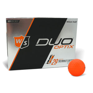 W/S Duo Optix Golf Balls (12 Pack) - Orange
