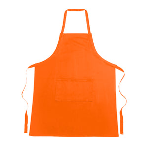 100% Cotton Apron - Orange