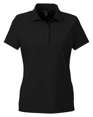CrownLux Performance® Ladies' Windsor Welded Polo - Black