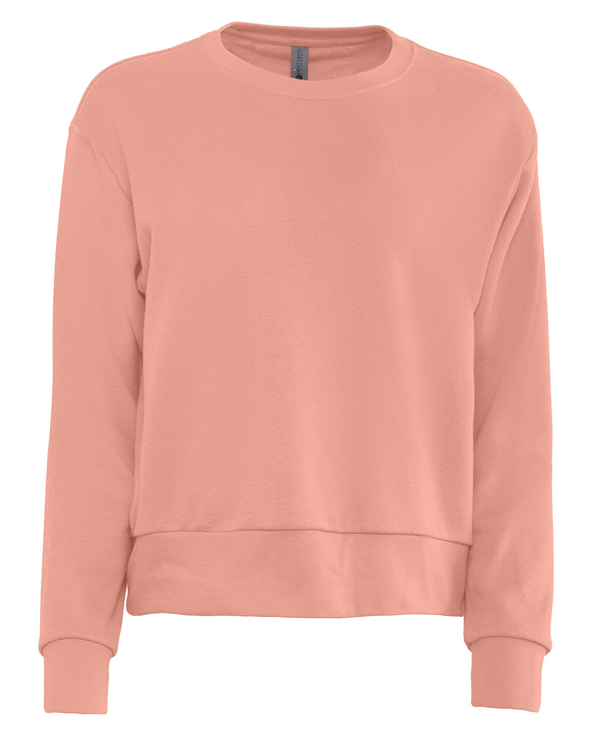 Next Level Apparel Ladies' Laguna Sueded Sweatshirt - Desert Pink