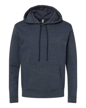 Next Level Unisex Malibu Pullover Hooded Sweatshirt - Heather Midnight Navy