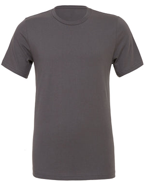 Bella + Canvas Unisex Poly-Cotton Short-Sleeve T-Shirt - Asphalt