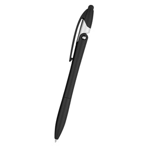 Yoga Stylus Pen And Phone Stand - Metallic Black