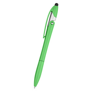Yoga Stylus Pen And Phone Stand - Metallic Lime