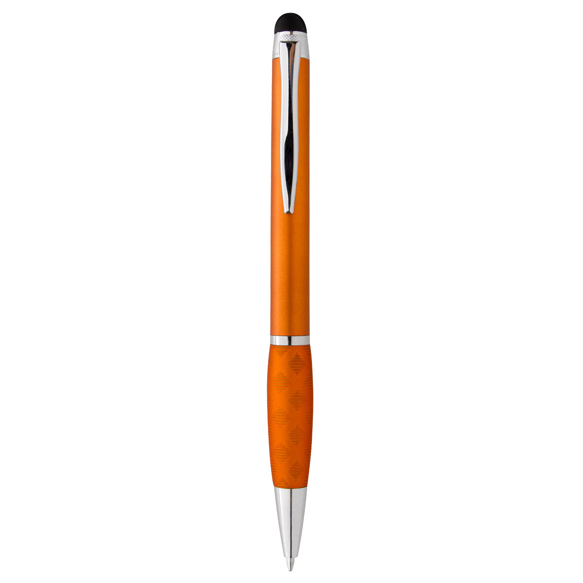 Crisscross Grip Stylus Pen - Orange