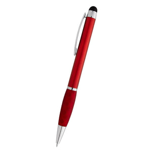 Crisscross Grip Stylus Pen - Red