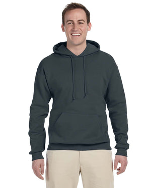 JERZEES Adult NuBlend® Fleece Pullover Hooded Sweatshirt - Black Heather