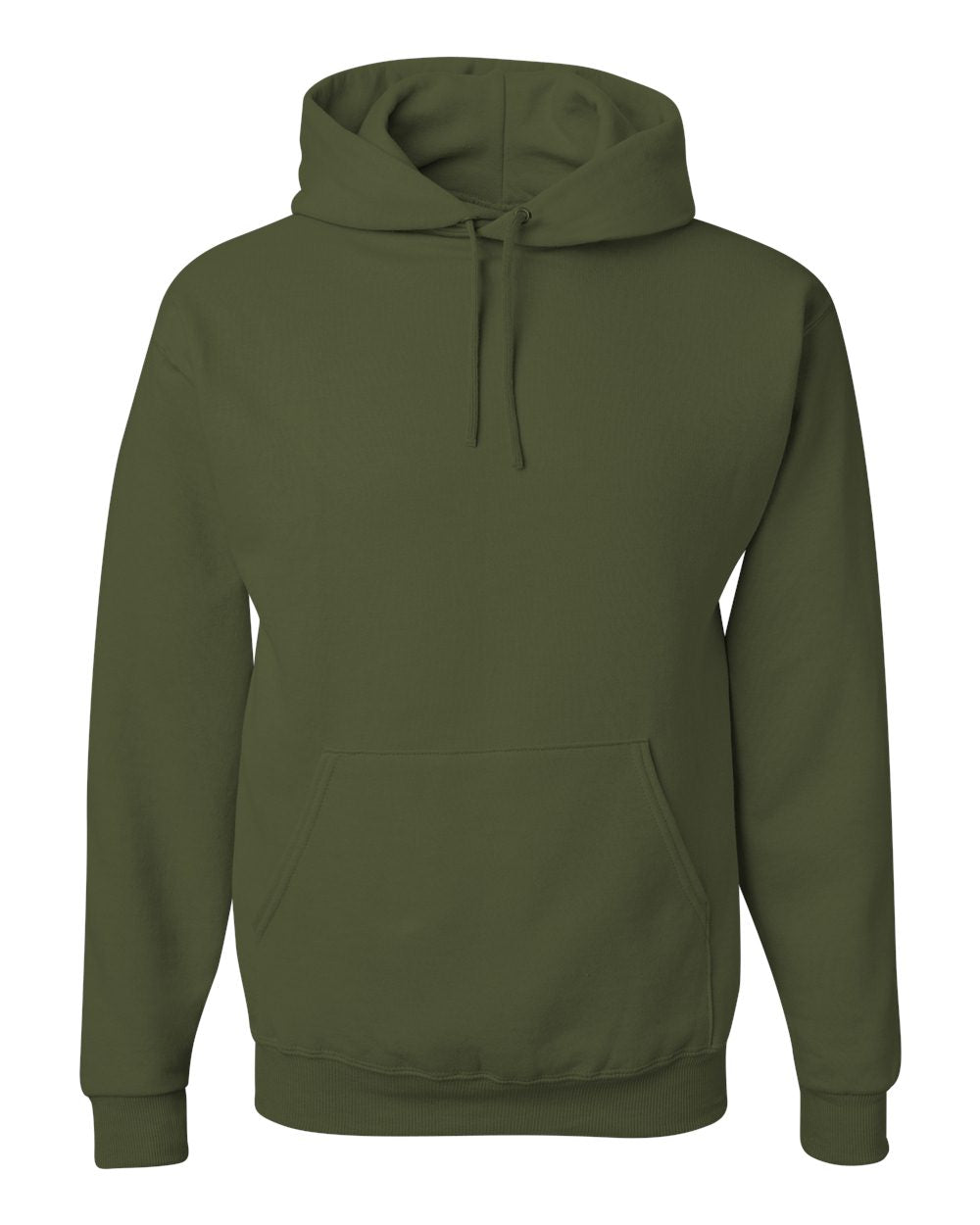 JERZEES Adult NuBlend® Fleece Pullover Hooded Sweatshirt - Military Green