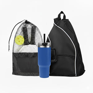 INTREPID PICKLEBALL KIT - Black/Blue