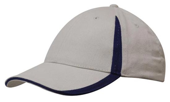 6 Panel BHC Cap with Inserts On Peak & Crown - Custom Embroidered -