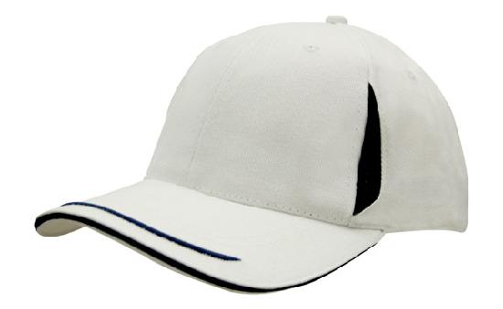 6 Panel BHC Cap Crown Insert & Sandwich - Custom Embroidered -