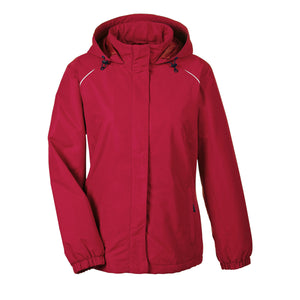 Core365 Fleece-Lined All Season Jacket - Women - Red