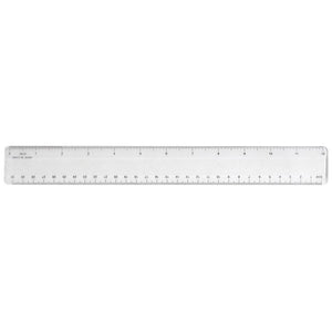 Standard 12 inch Ruler - Clear