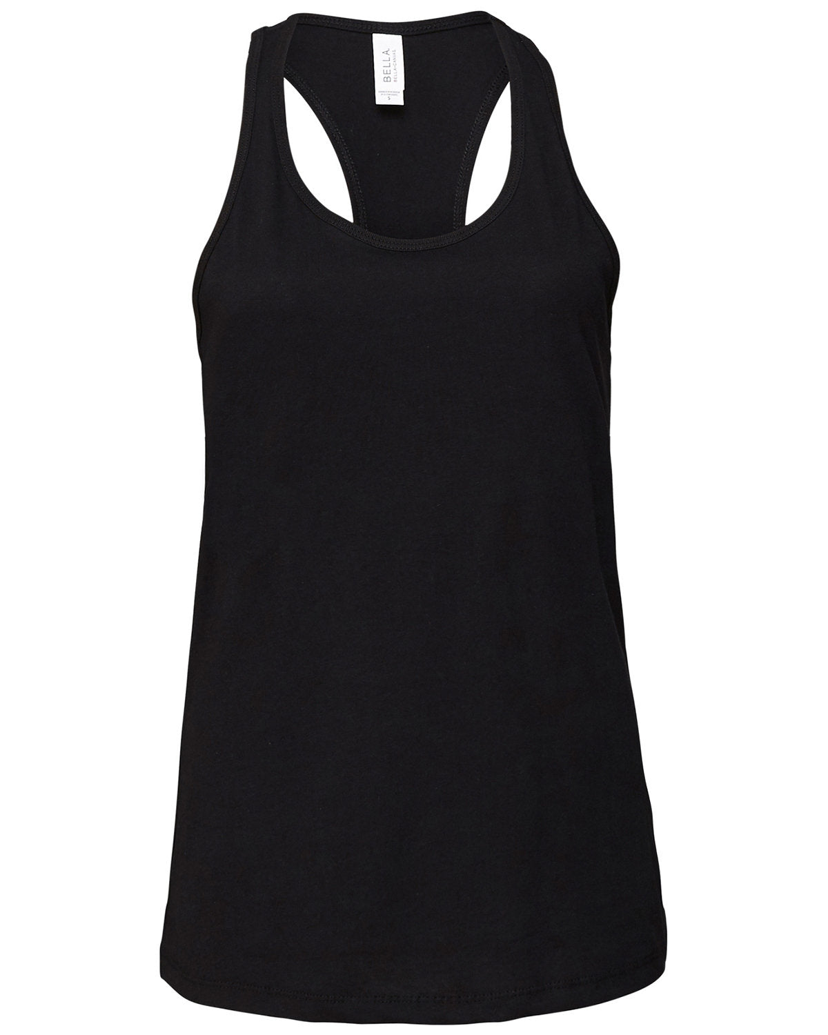 Bella + Canvas Ladies' Jersey Racerback Tank - Black