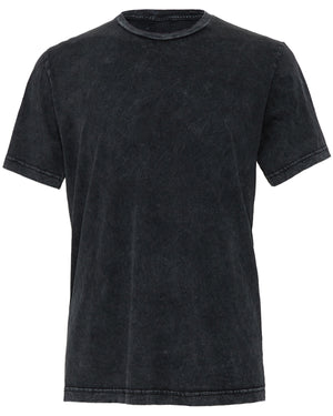 Bella + Canvas Unisex Poly-Cotton Short-Sleeve T-Shirt - Blk Mineral Wash